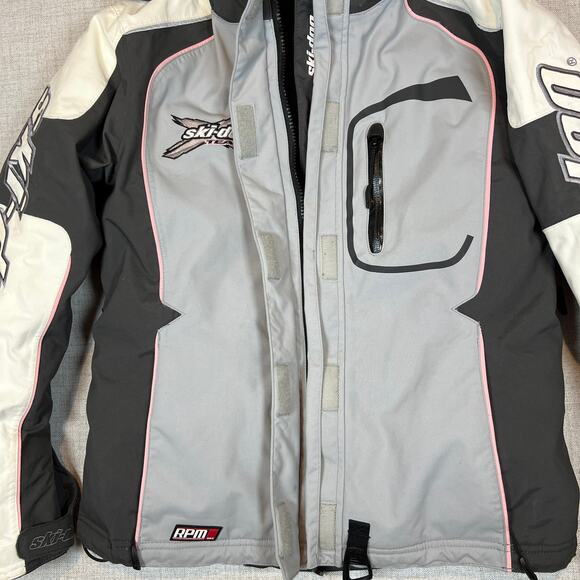 BRP Ski-Doo Team Snowmobile Jacket Women's S Hood Winter Recreation Insulated - Picture 4 of 16